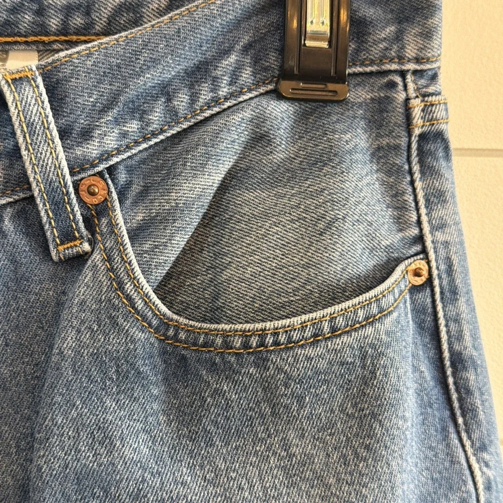 Vintage Levis Jeans 501 Mens 34X32 Blue Denim 2004 Button Fly Straight 32.5X28 - Picture 6 of 16